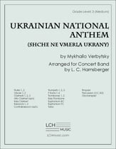 Ukrainian National Anthem for Concert Band Concert Band sheet music cover